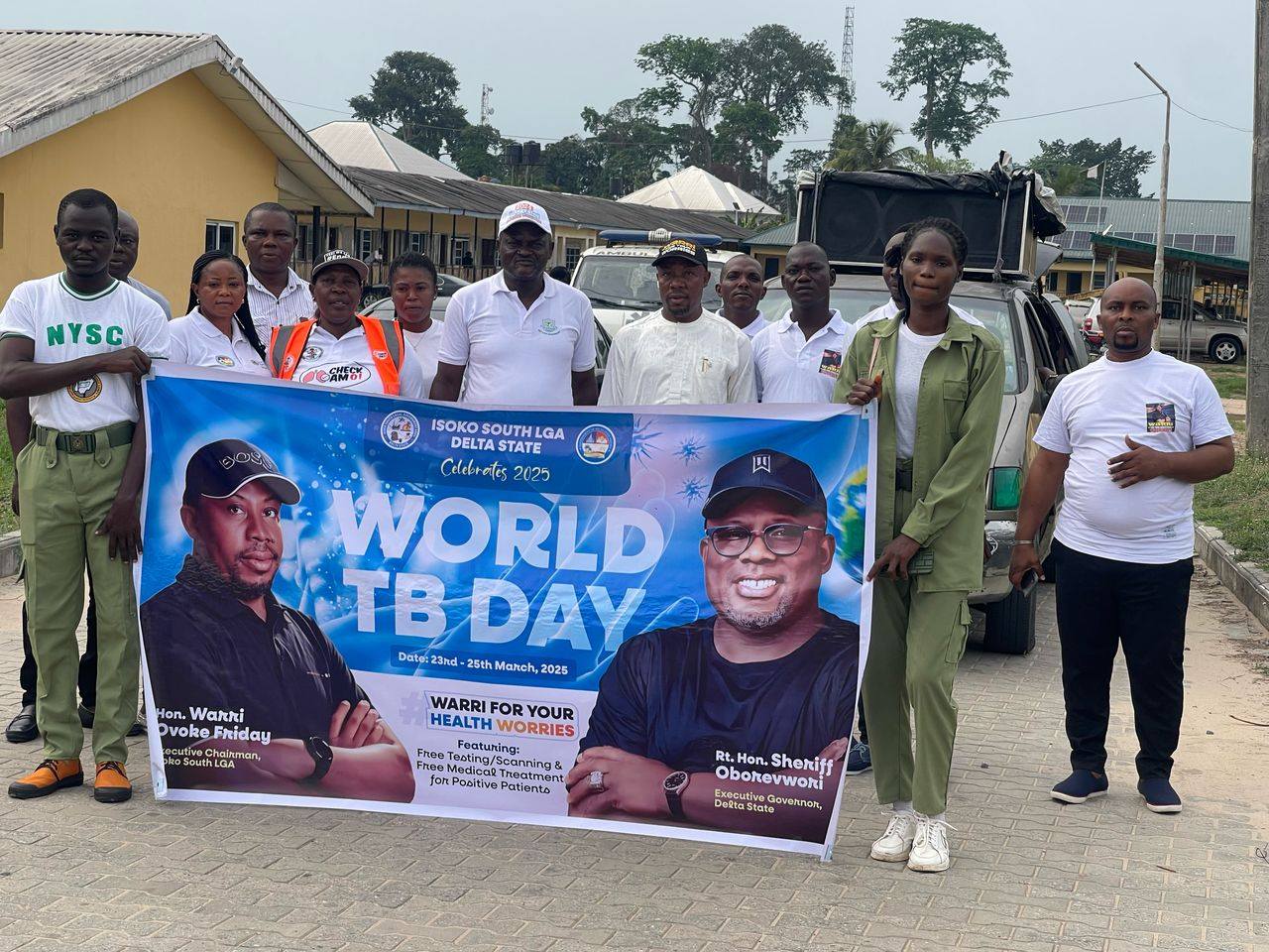 Isoko South Marks 2025 World Tuberculosis Day with Road Walk and Public Health Awareness Campaign